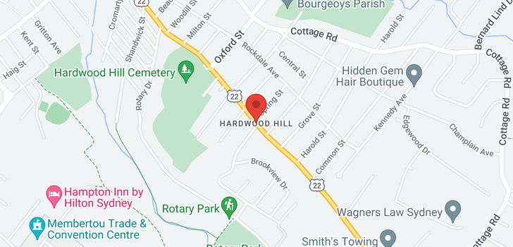map of - Hardwood Hill Road